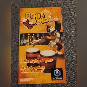Donkey Kong Bongos Instruction Booklet